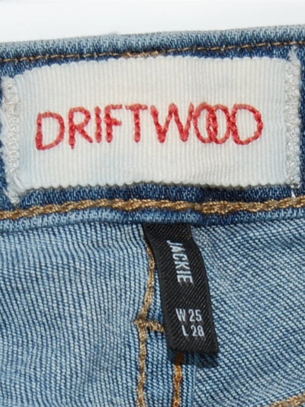 Driftwood Jackie Skinny Jeans W25 L28   Medium Wash Stretch Ankle Denim Boutique - Picture 11 of 15